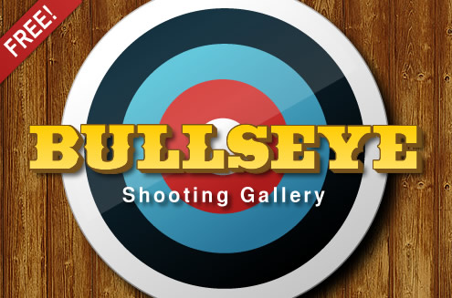 Bullseye Shooting Gallery, exclusively for Android